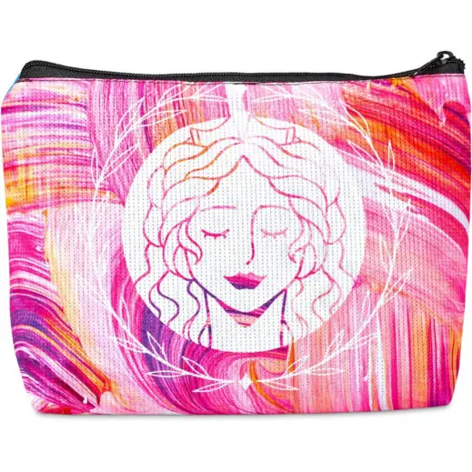 Hoppla Leanne Recycled PET Stitch-Bond Maxi Toiletry Bag Back